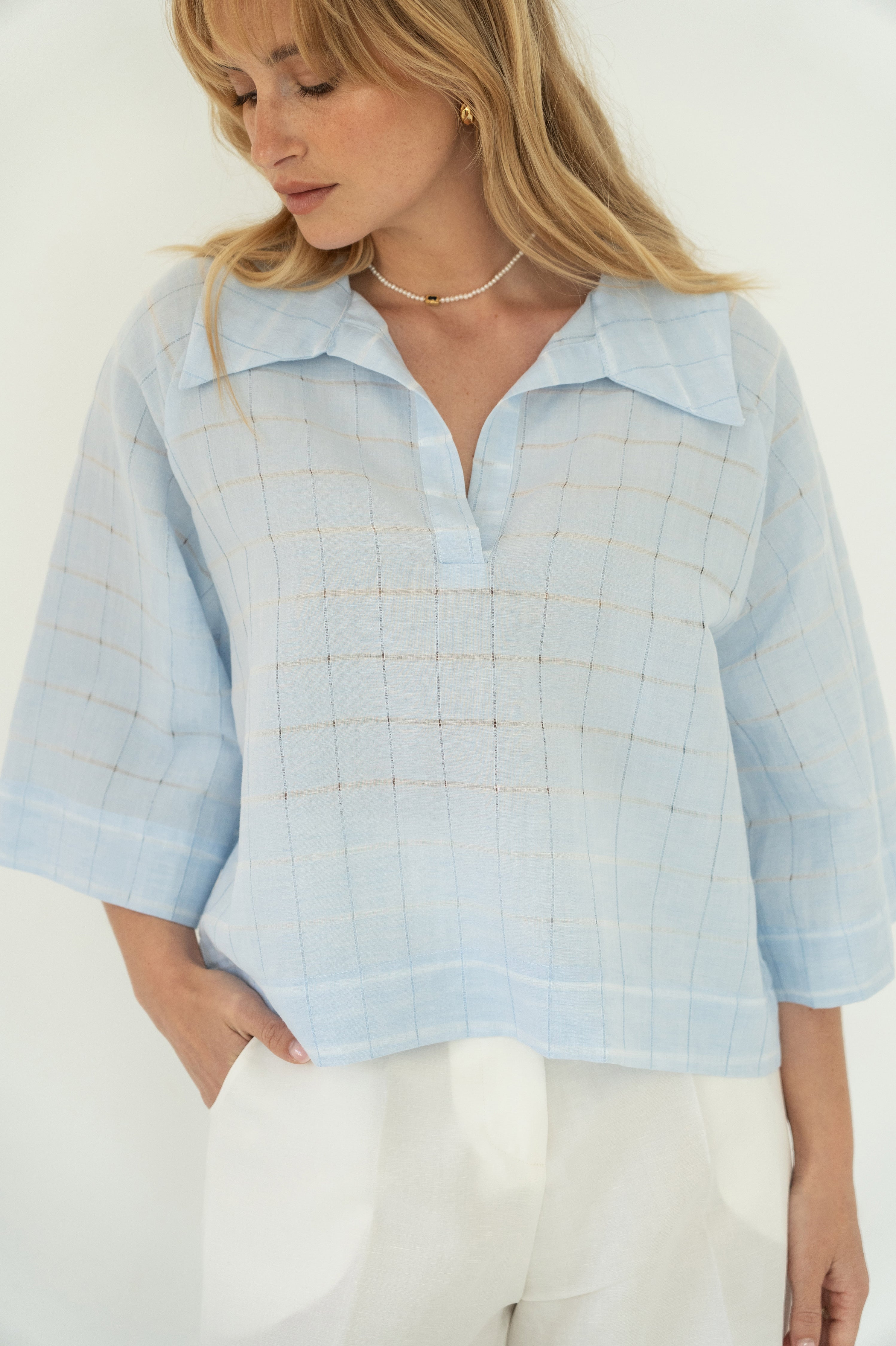 Blusa SILENTE - azul