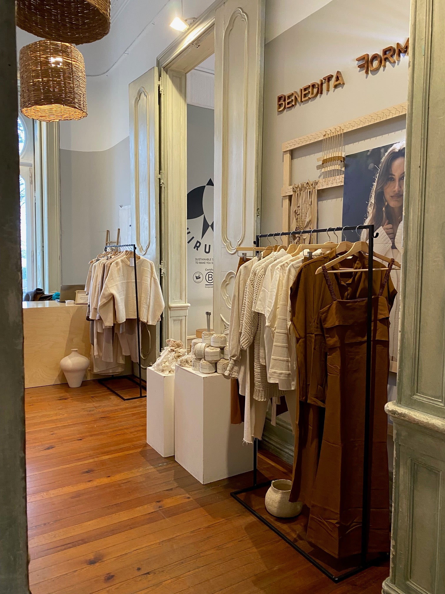 Interior da loja de Lisboa, no Príncipe Real